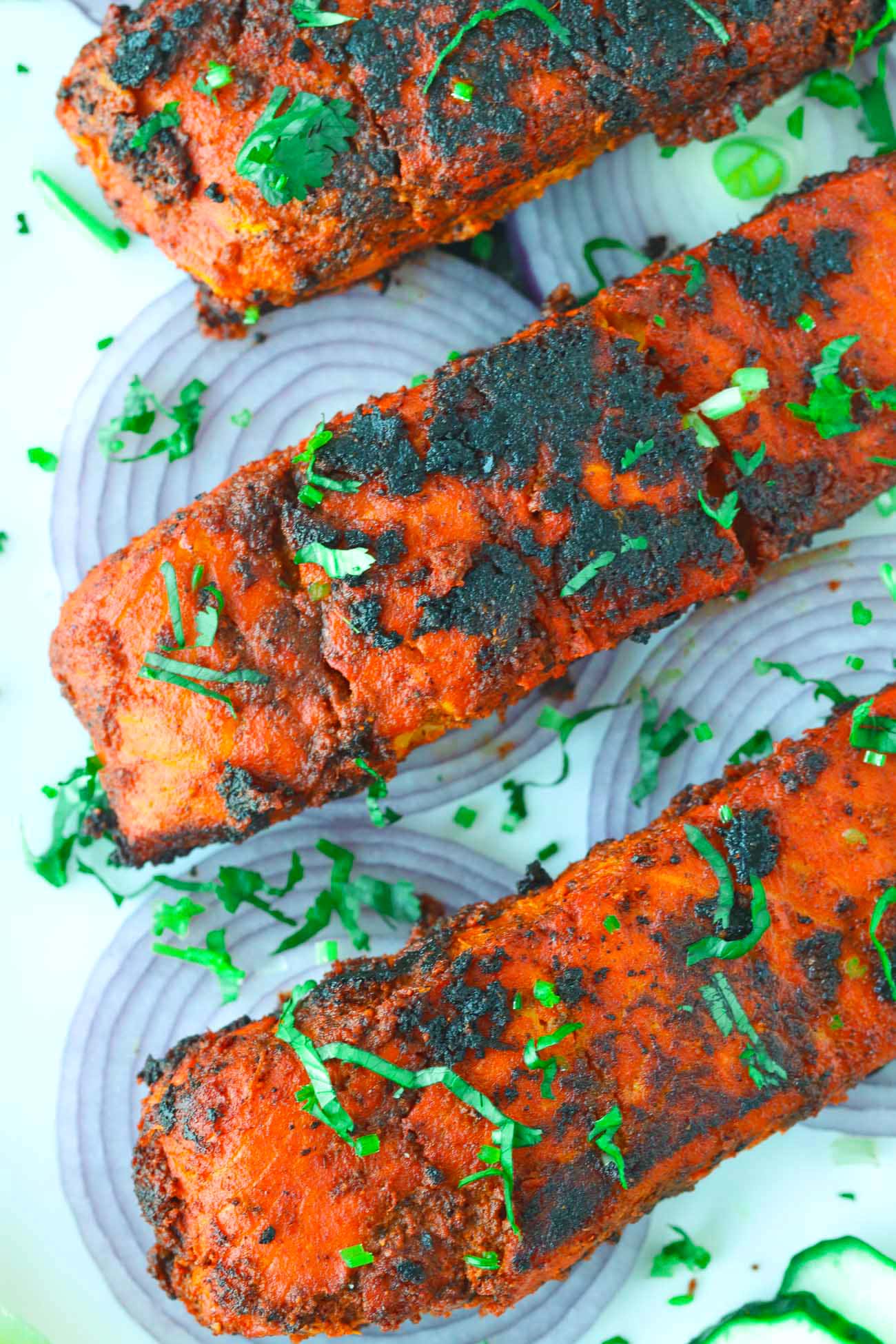Spicy Indian Pan-fried Salmon (easy weeknight dinner!) - That Spicy Chick