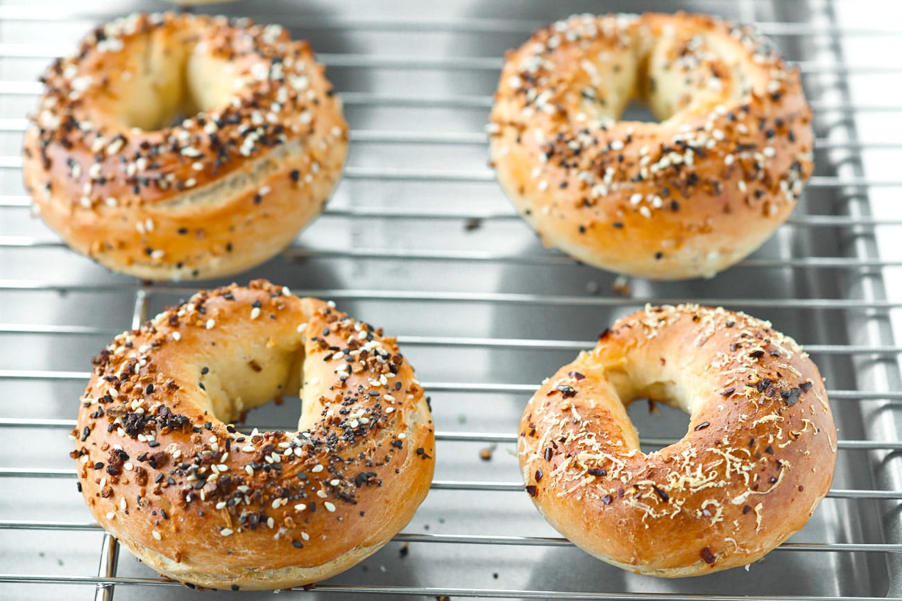 Easy Homemade Bagels (made with Greek yogurt!) That Spicy Chick