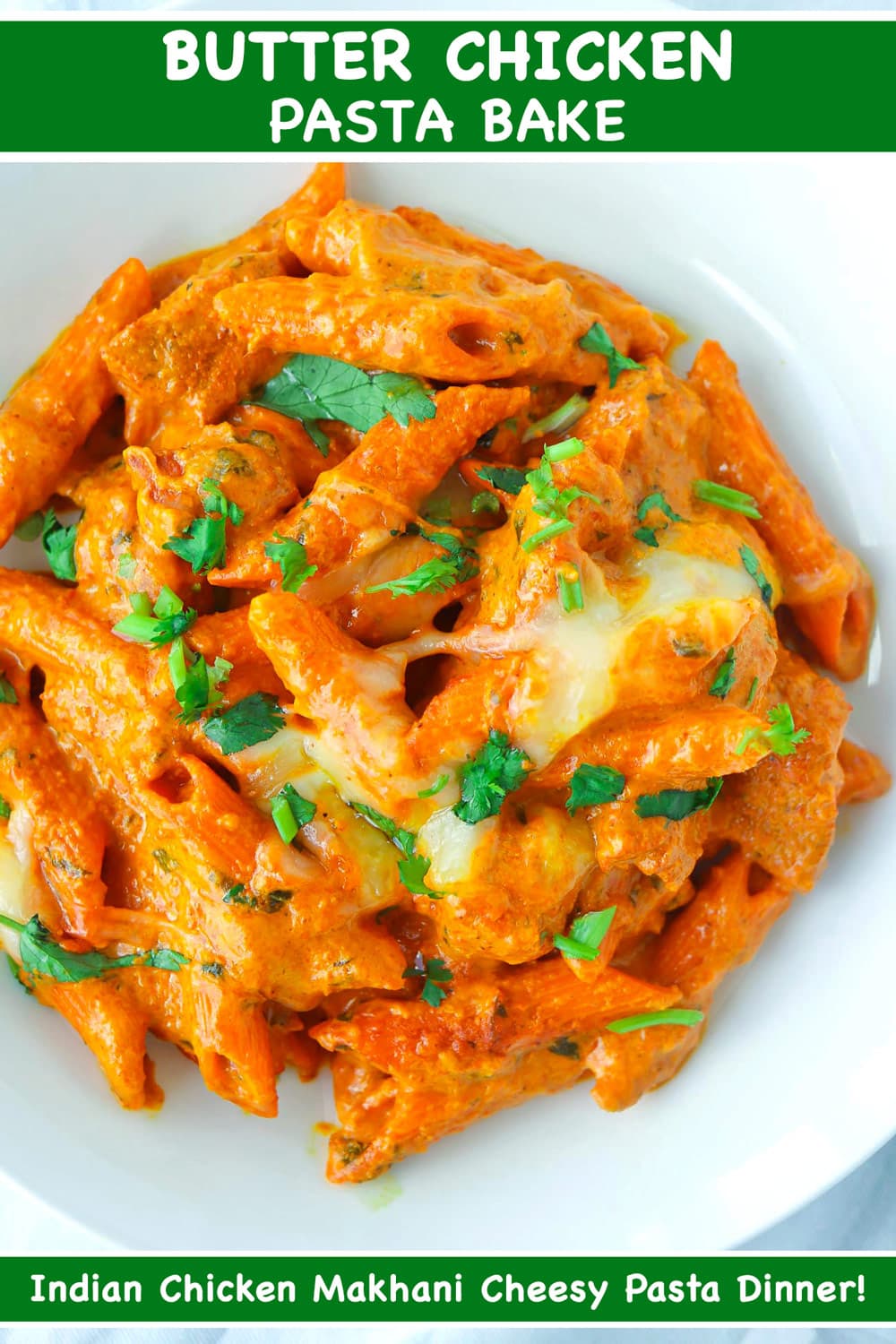 Butter Chicken Pasta Bake (IndianItalian pasta dinner!) That Spicy Chick