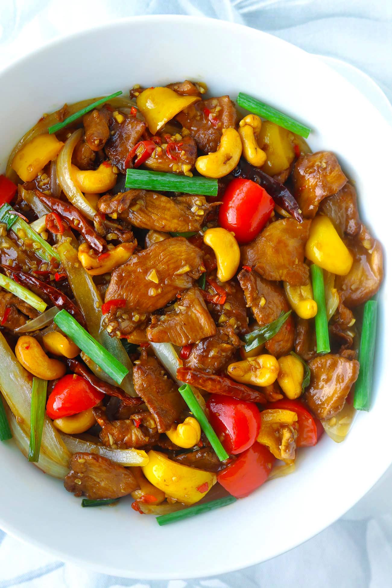 thai cashew chicken stir fry recipe