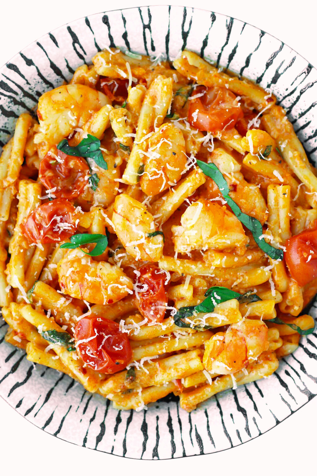 Creamy Rosé Pasta with Prawns That Spicy Chick