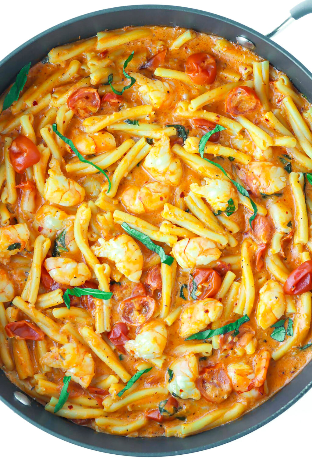 Creamy Rosé Pasta with Prawns That Spicy Chick