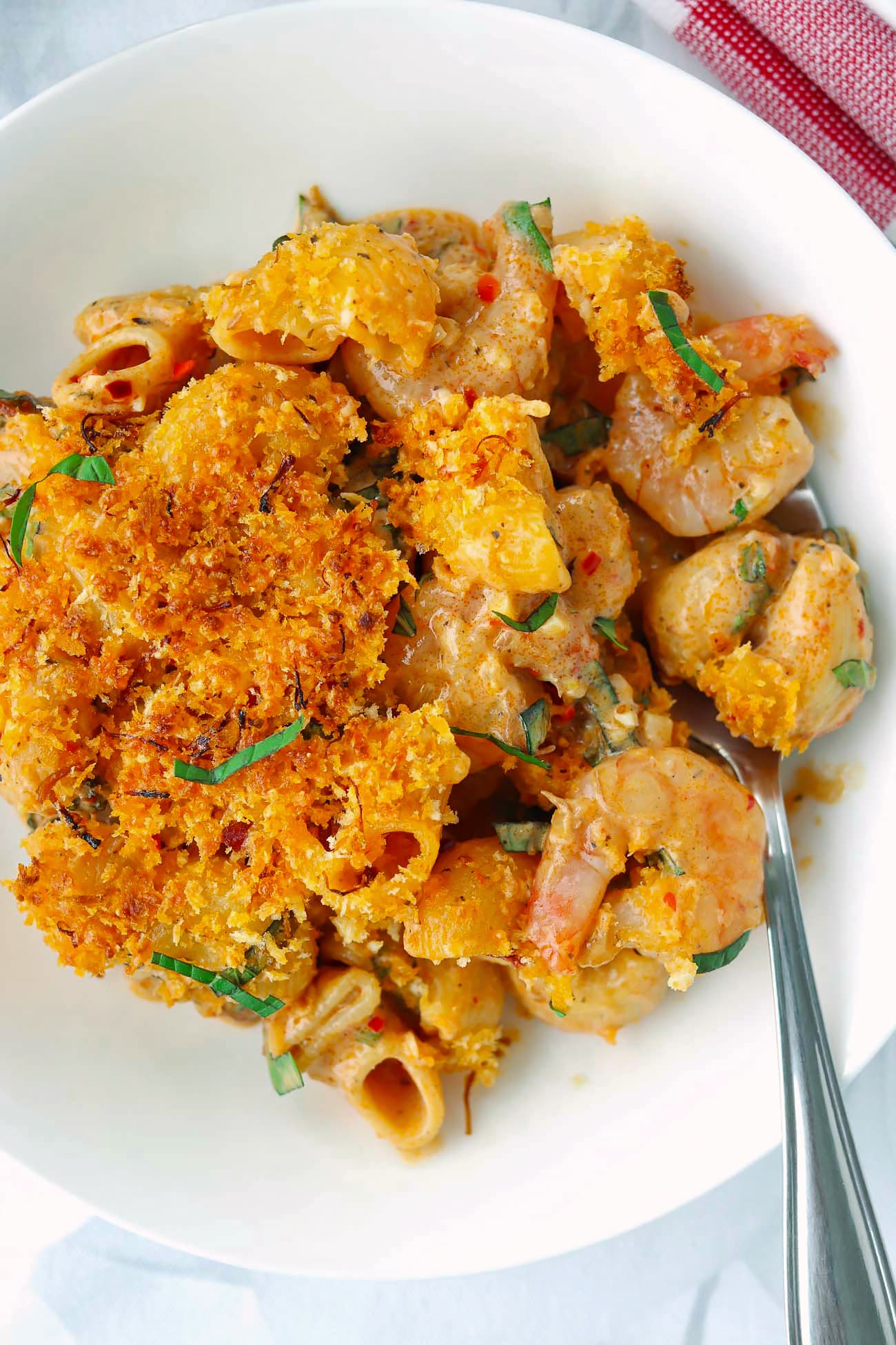 XO Sauce Mac and Cheese (with Buttery Juicy Shrimp!) - That Spicy