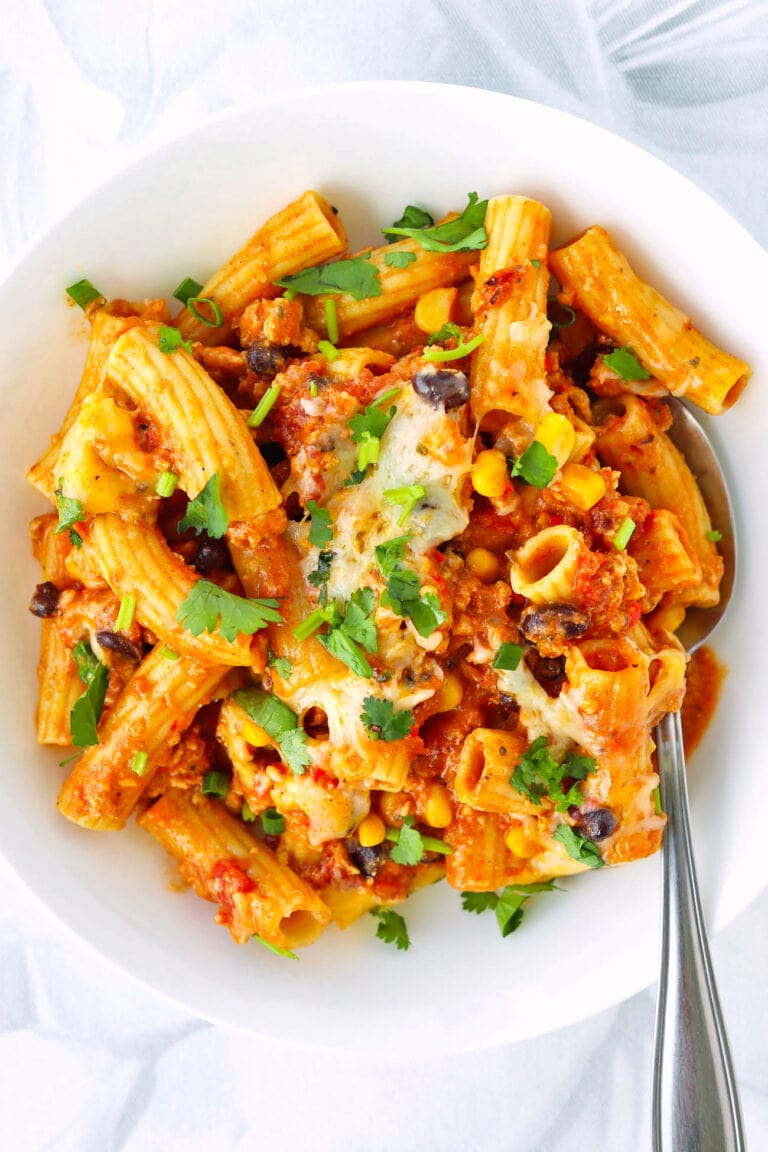Spicy Chicken Enchilada Pasta That Spicy Chick