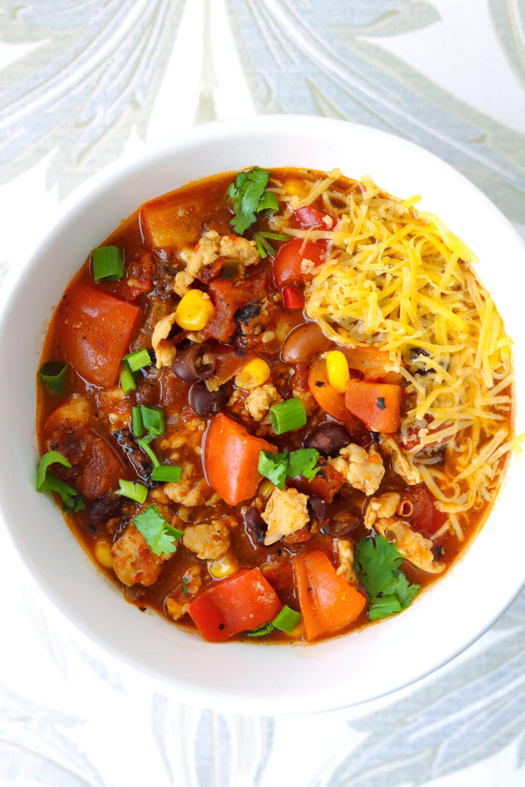 Spicy Ground Chicken Chili That Spicy Chick