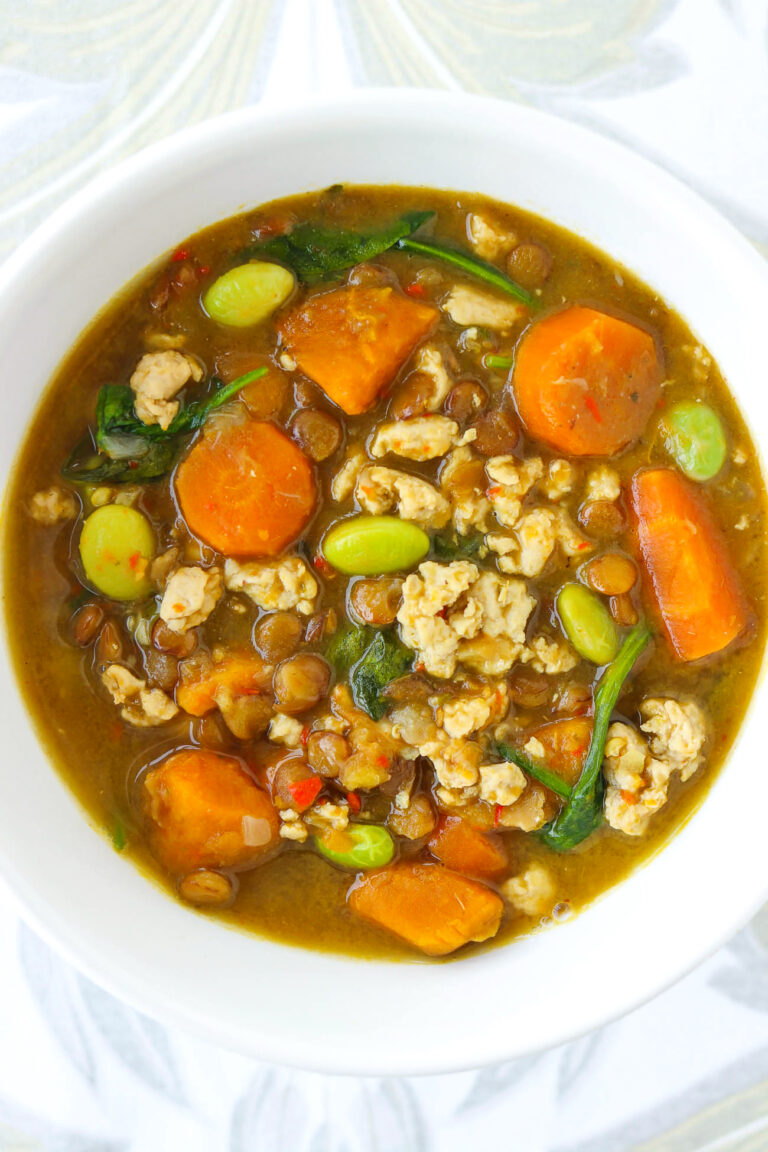 Thai Green Curry Lentil Soup That Spicy Chick