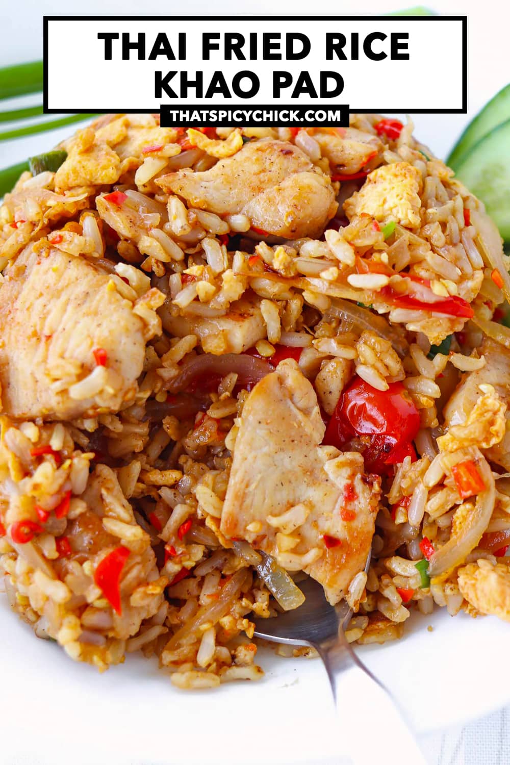 Thai Fried Rice (Khao Pad) That Spicy Chick
