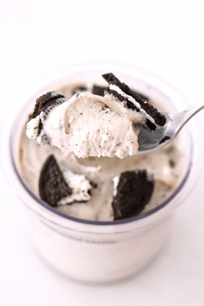 Ninja Creami Cookies and Cream Ice Cream - I Dream of Ice Cream
