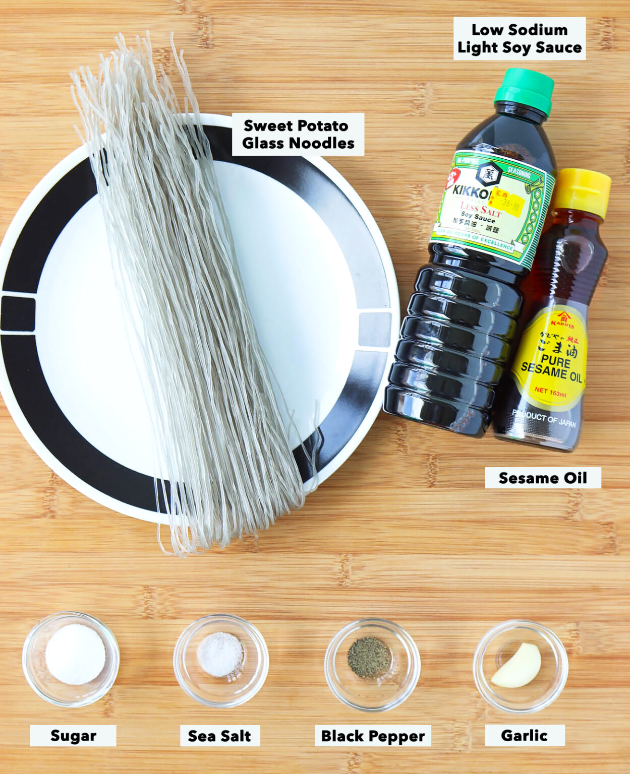 Chicken Japchae (Korean Glass Noodles Stirfry) That Spicy Chick