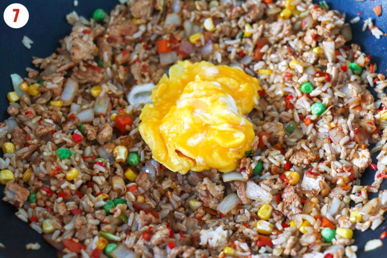 Chinese Pork Fried Rice - That Spicy Chick