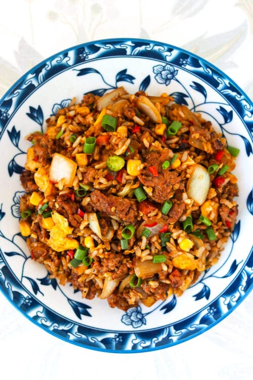 Easy Char Siu Fried Rice (Shortcut Chinese BBQ Pork Fried Rice) - That ...